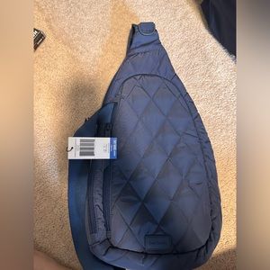 Vera bradley navy sling backpack-BNWT!